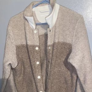 Outdoor voices mega fleece bomber xs